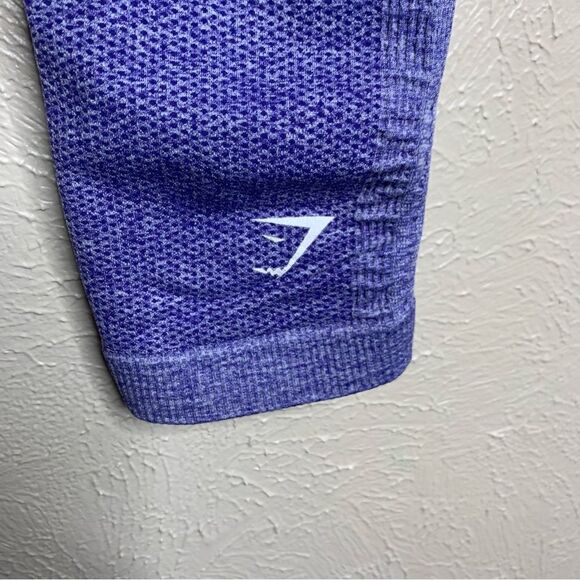 Gymshark seamless ombre high waisted leggings gray blue - Picture 7 of 10